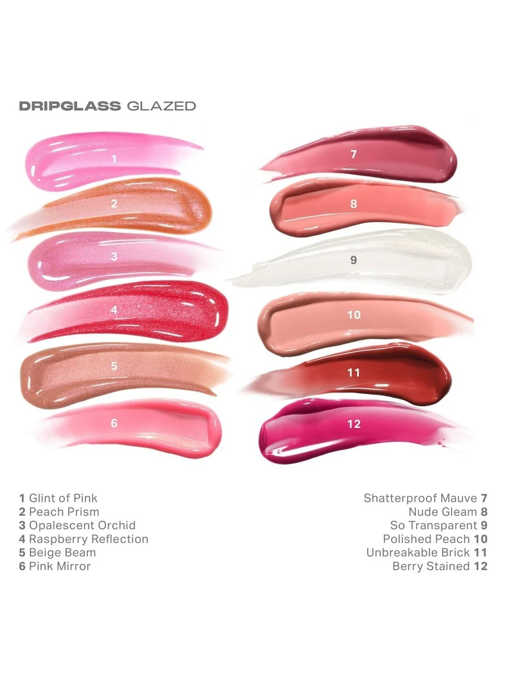 Morphe DripGlass Glazed Lip Gloss - Shatterproof Mauve